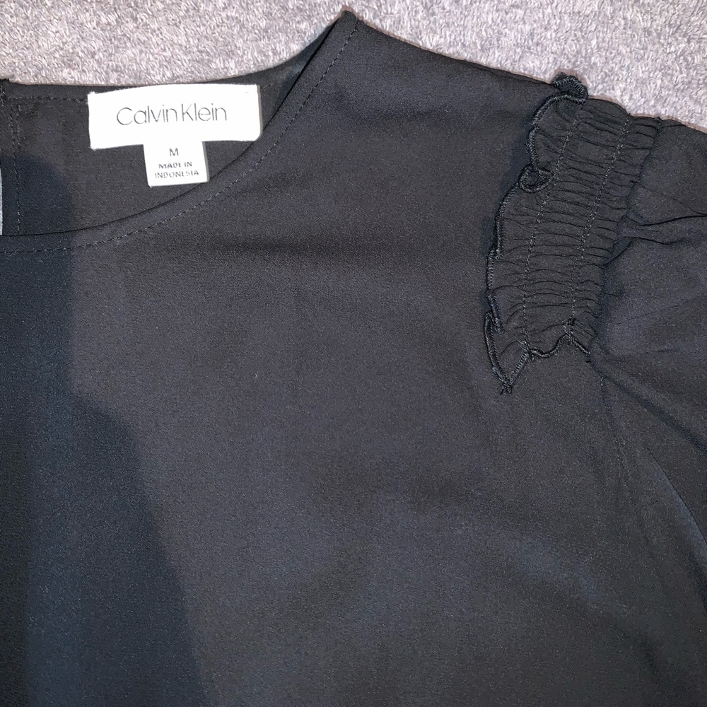 Calvin Klein, long sleeved blouse